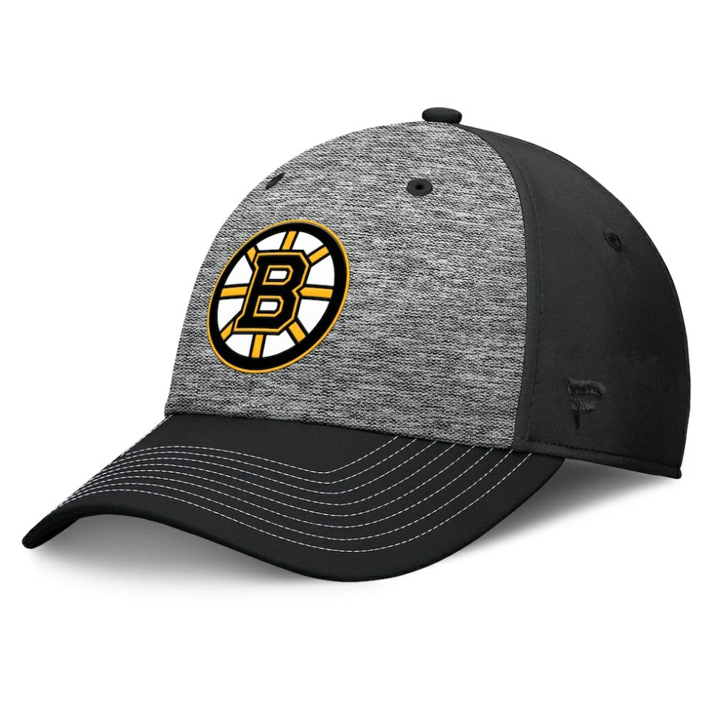 Boston Bruins Fanatics Fundamental Top Shelf 2-Tone Flex Hat - Gray/Black - NHL 201193472