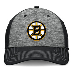 Boston Bruins Fanatics Fundamental Top Shelf 2-Tone Flex Hat - Gray/Black - NHL 201193472
