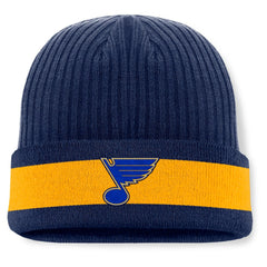 St. Louis Blues Fanatics Blueliner Cuffed Knit Hat - Blue - NHL 201193510