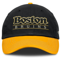 Boston Bruins Fanatics Heritage Home Ice Two-Tone Adjustable Hat - Black/Gold - NHL 201193522