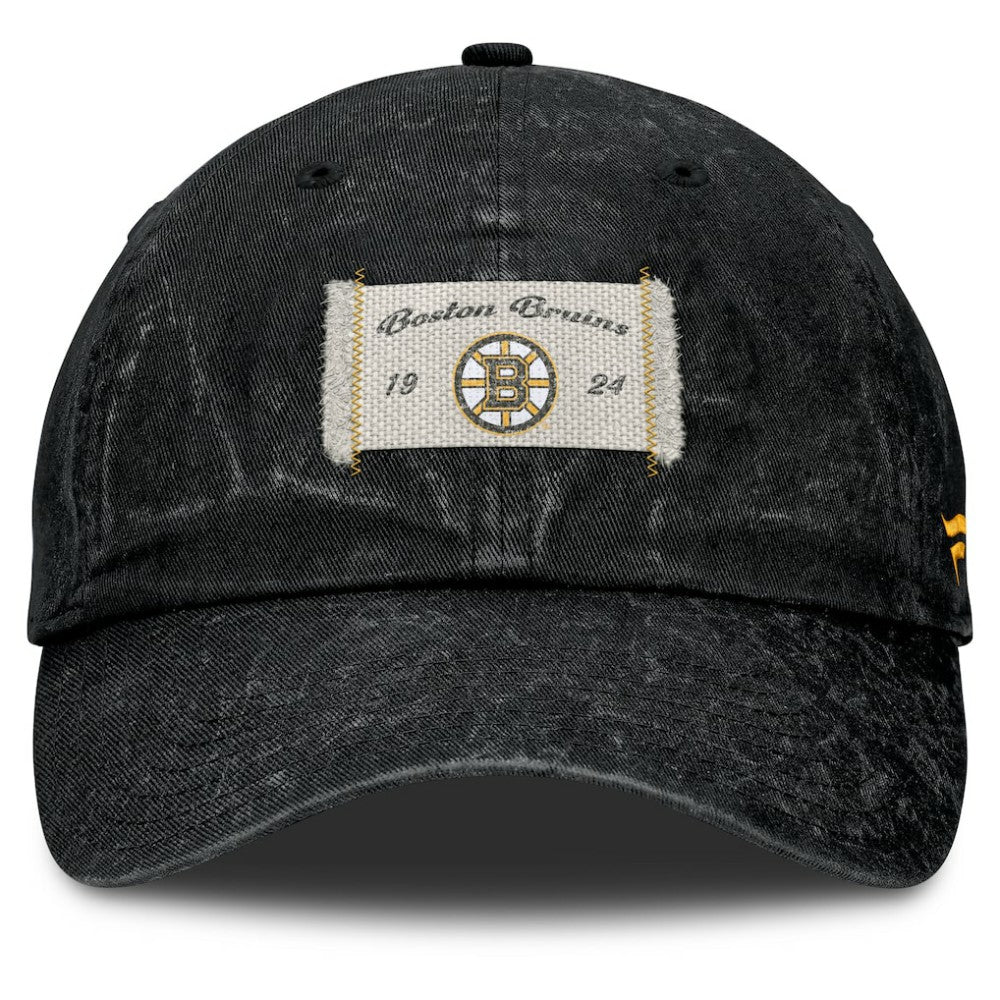 Boston Bruins Fanatics Women's Heritage Away Game Adjustable Hat - Black - NHL 201193524
