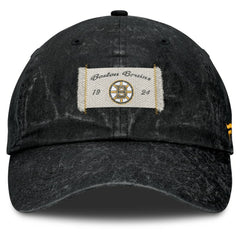 Boston Bruins Fanatics Women's Heritage Away Game Adjustable Hat - Black - NHL 201193524