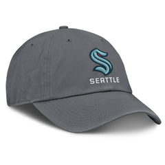 Seattle Kraken Fanatics Washed Adjustable Hat - Charcoal - NHL 201193601