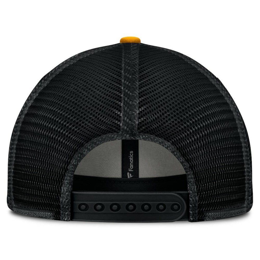 Boston Bruins Fanatics Fundamental One-Time Trucker Adjustable Hat - Black - NHL 201193628