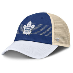 Toronto Maple Leafs Fanatics Heritage Breakaway Trucker Adjustable Hat - Blue/Cream - NHL 201193695