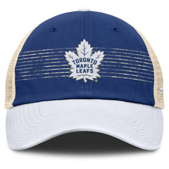 Toronto Maple Leafs Fanatics Heritage Breakaway Trucker Adjustable Hat - Blue/Cream - NHL 201193695