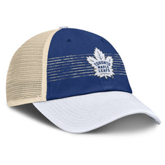 Toronto Maple Leafs Fanatics Heritage Breakaway Trucker Adjustable Hat - Blue/Cream - NHL 201193695