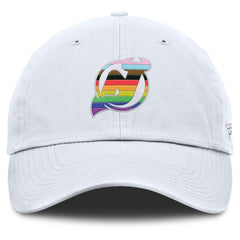 New Jersey Devils Fanatics PRIDE Adjustable Hat - White - NHL 201193765