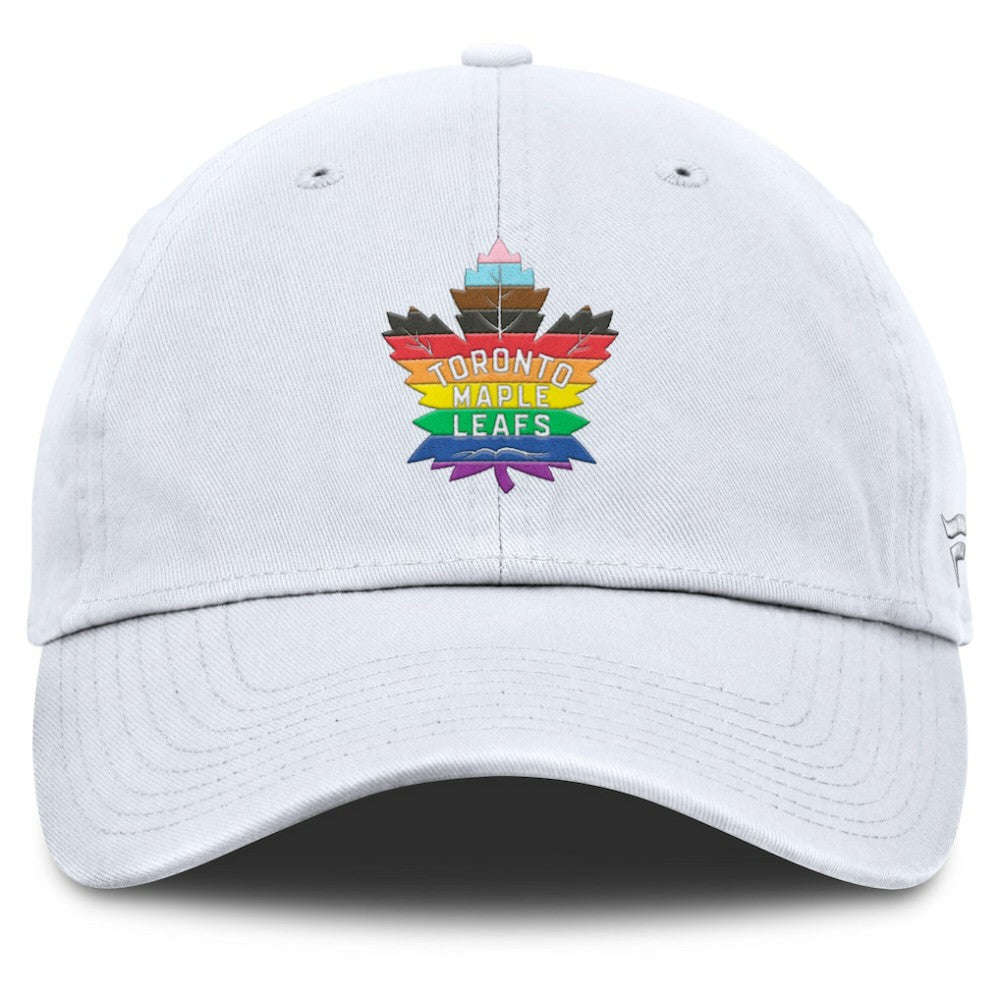 Toronto Maple Leafs Fanatics PRIDE Adjustable Hat - White - NHL 201193770