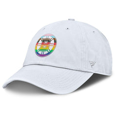 Boston Bruins Fanatics PRIDE Adjustable Hat - White - NHL 201193776