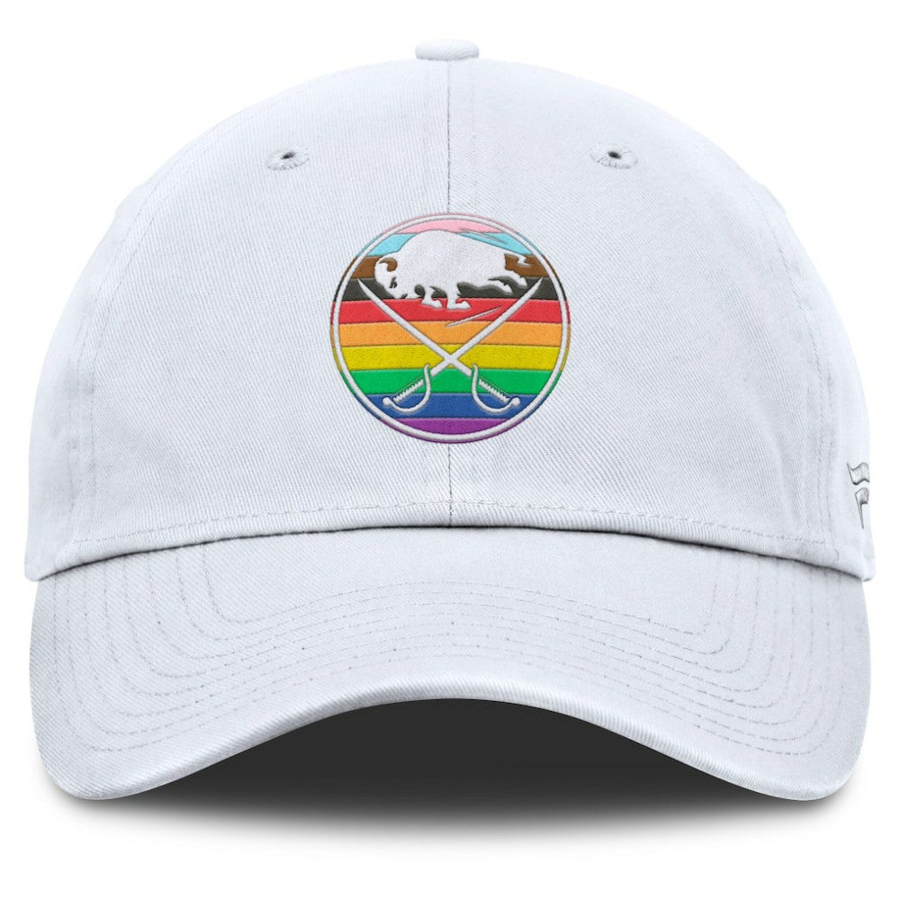 Buffalo Sabres Fanatics PRIDE Adjustable Hat - White - NHL 201193777