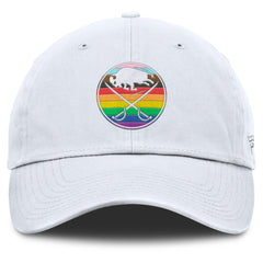 Buffalo Sabres Fanatics PRIDE Adjustable Hat - White - NHL 201193777