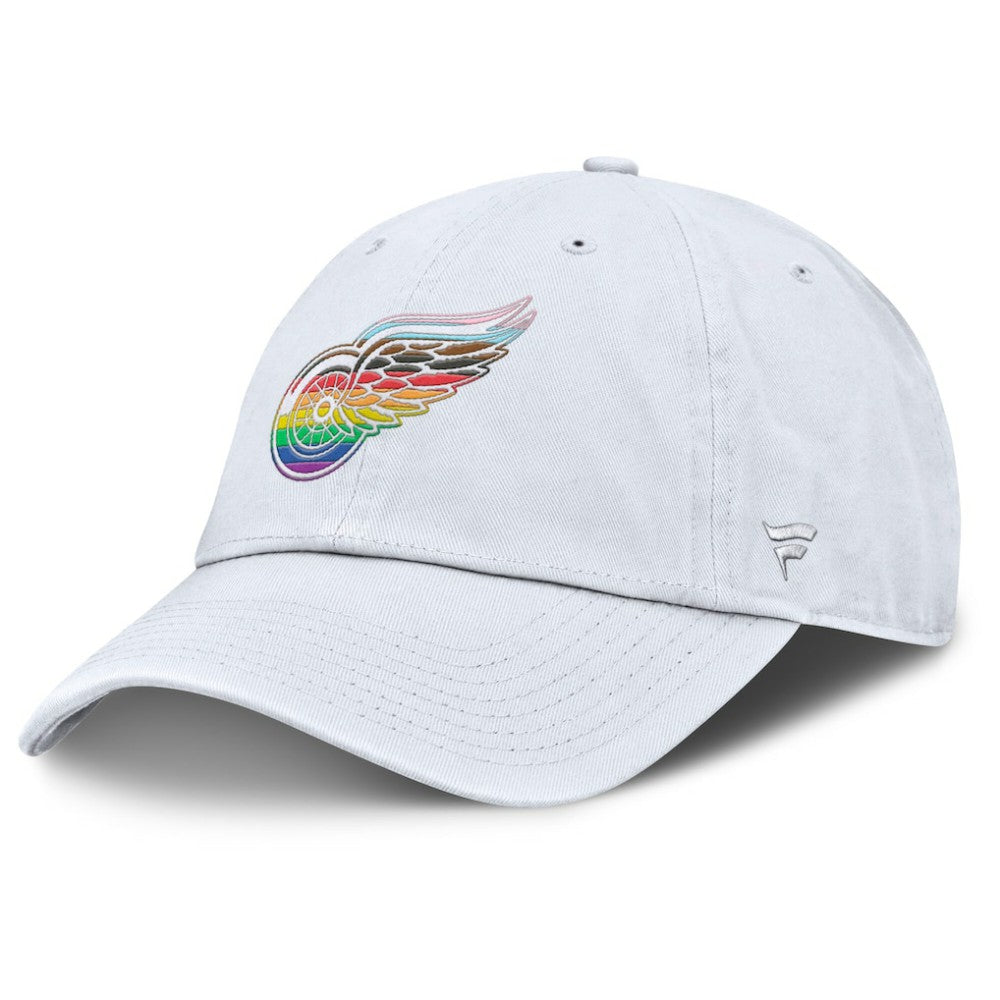 Detroit Red Wings Fanatics PRIDE Adjustable Hat - White - NHL 201193779