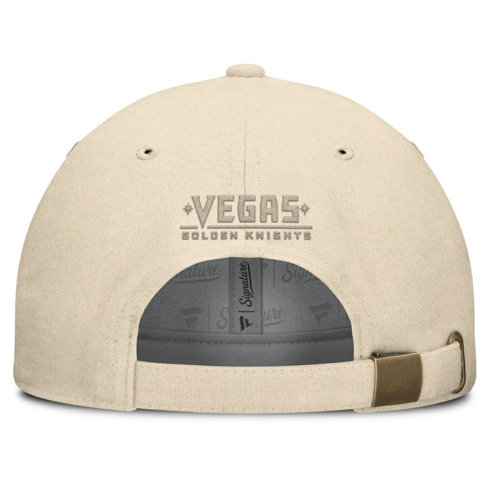 Vegas Golden Knights Fanatics Front Office Canvas Adjustable Hat - Tan - NHL 201193807