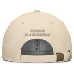 Chicago Blackhawks Fanatics Front Office Canvas Adjustable Hat - Tan - NHL 201193810