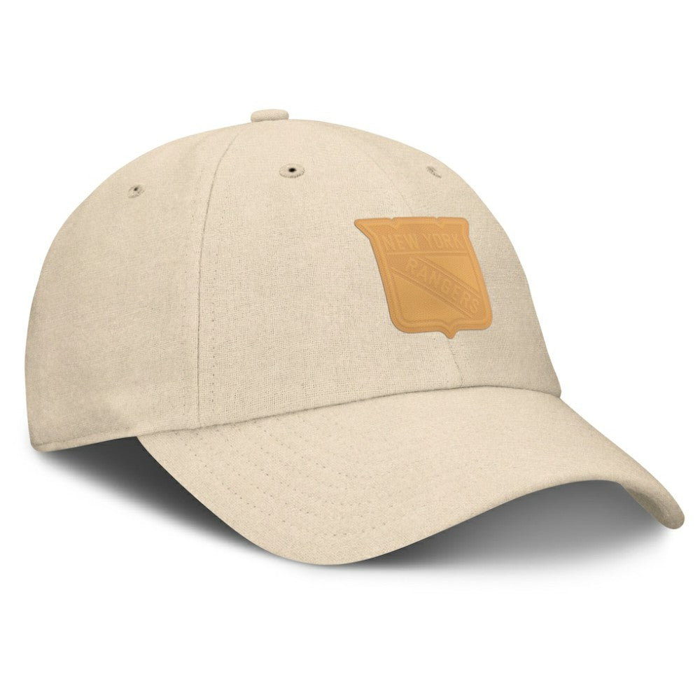 New York Rangers Fanatics Front Office Canvas Adjustable Hat - Tan - NHL 201193811
