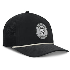 Pittsburgh Penguins Fanatics Front Office Performance A-Frame Adjustable Hat - Black - NHL 201193815