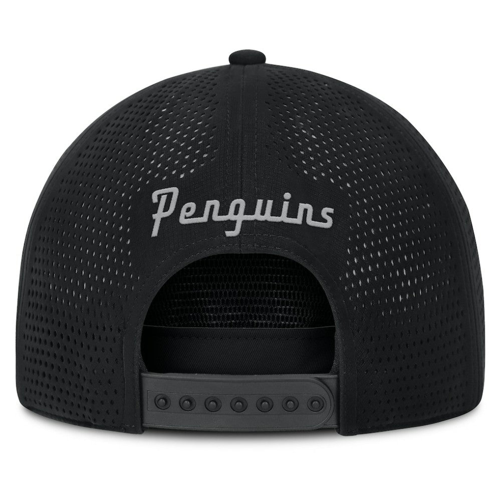 Pittsburgh Penguins Fanatics Front Office Performance A-Frame Adjustable Hat - Black - NHL 201193815