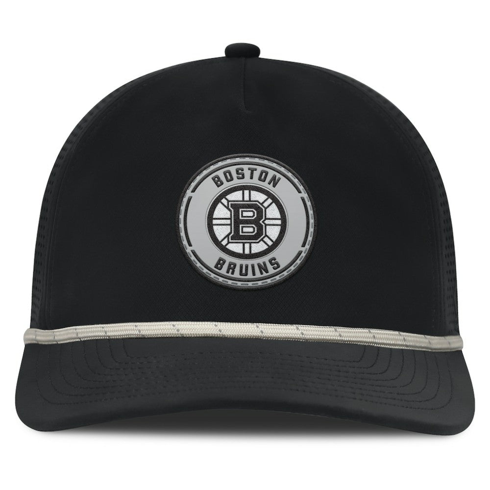 Boston Bruins Fanatics Front Office Performance A-Frame Adjustable Hat - Black - NHL 201193817