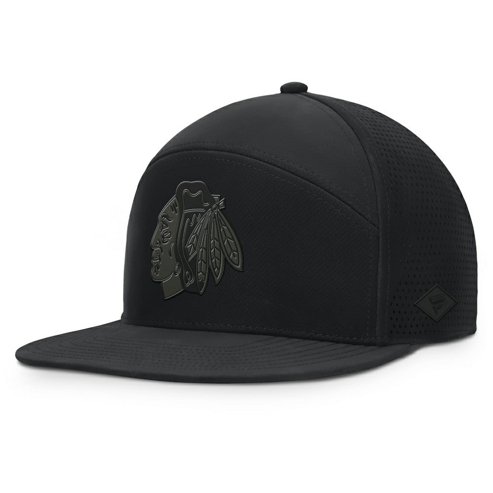 Chicago Blackhawks Fanatics Front Office Adjustable Hat - Black - NHL 201193823