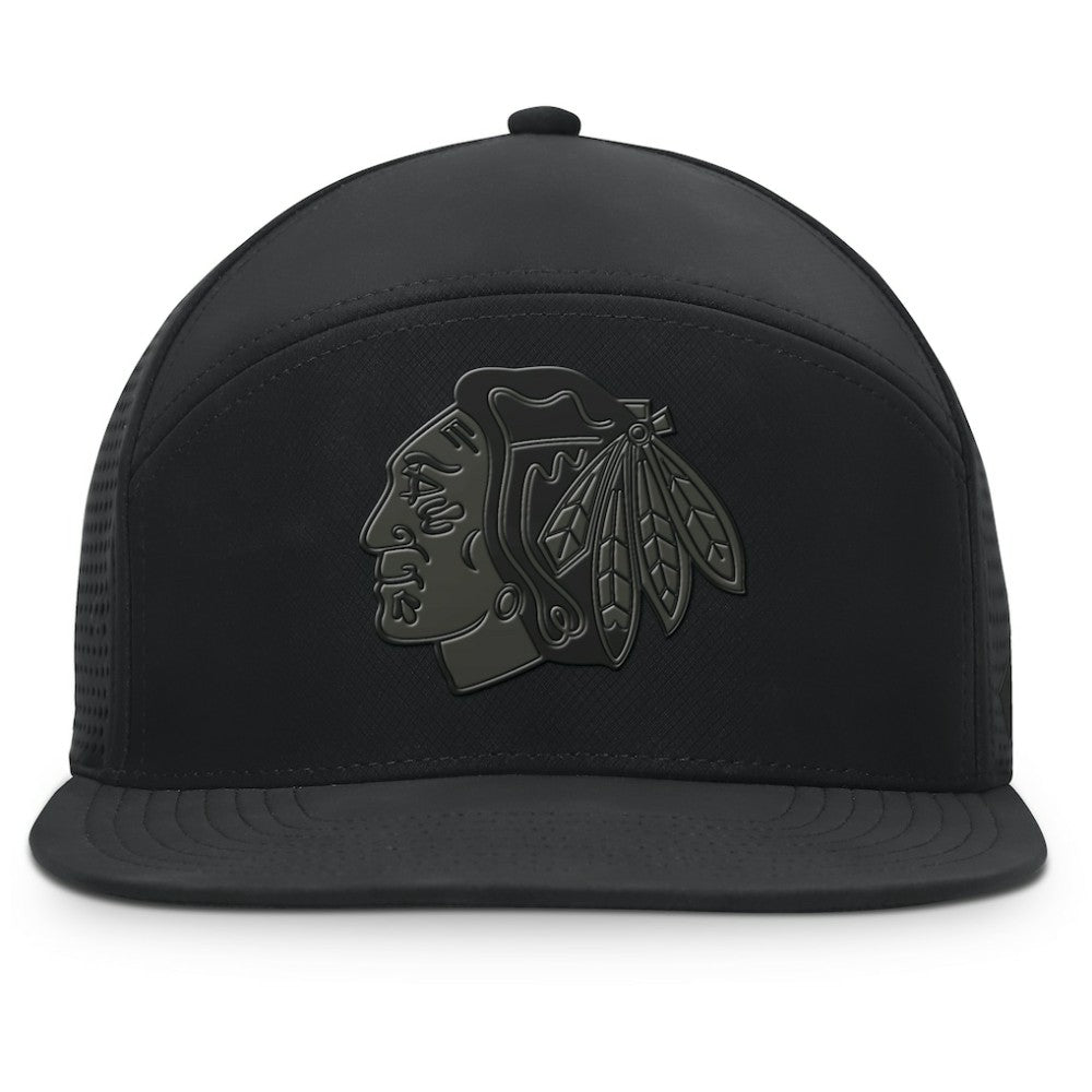 Chicago Blackhawks Fanatics Front Office Adjustable Hat - Black - NHL 201193823