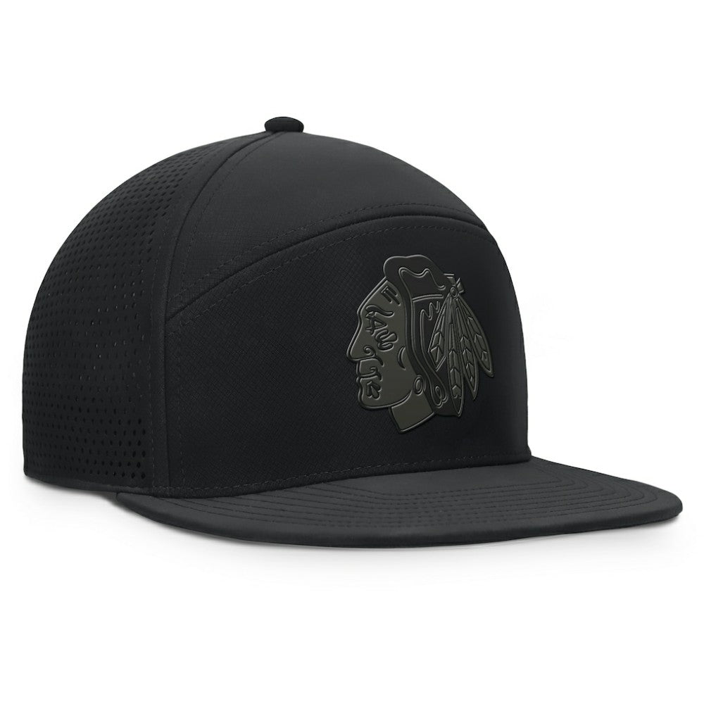 Chicago Blackhawks Fanatics Front Office Adjustable Hat - Black - NHL 201193823