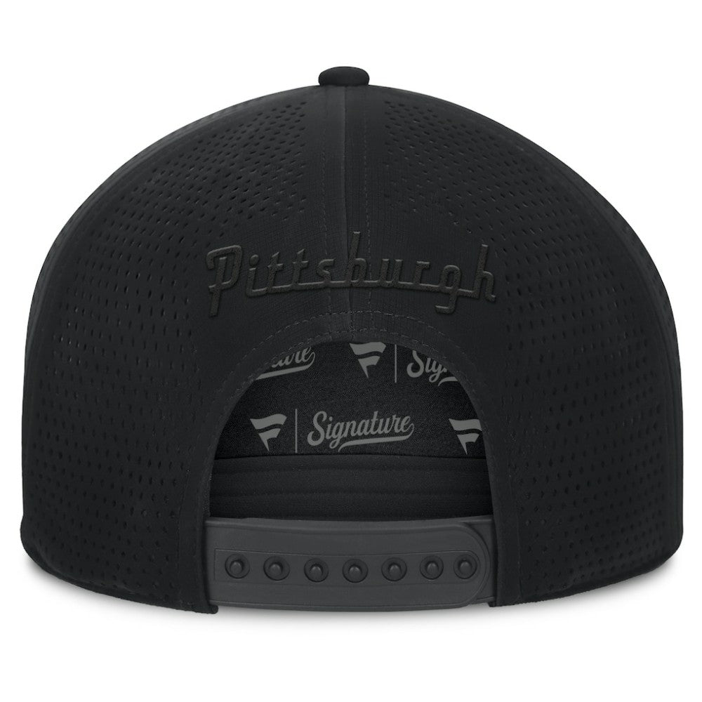 Pittsburgh Penguins Fanatics Front Office Adjustable Hat - Black - NHL 201193830
