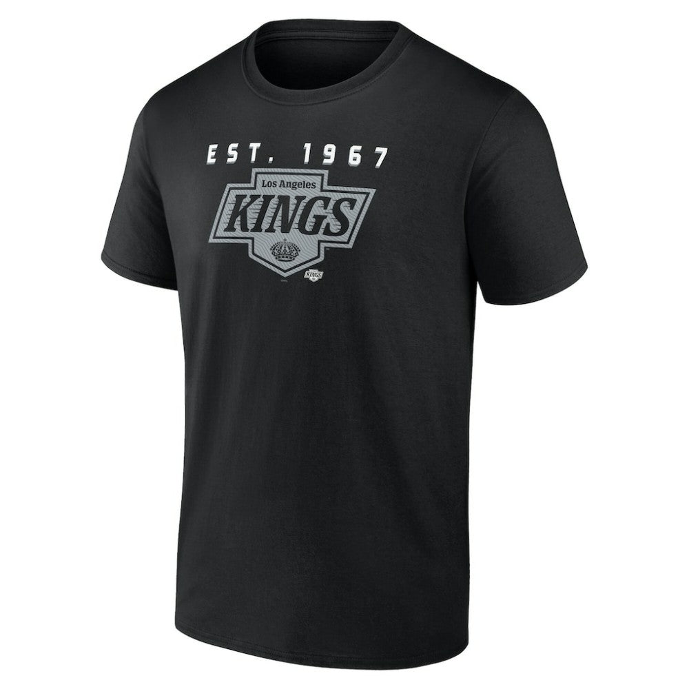 Los Angeles Kings Logo Athletic Coordinate T-Shirt - Black - NHL 201194621