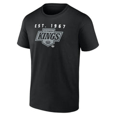Los Angeles Kings Logo Athletic Coordinate T-Shirt - Black - NHL 201194621
