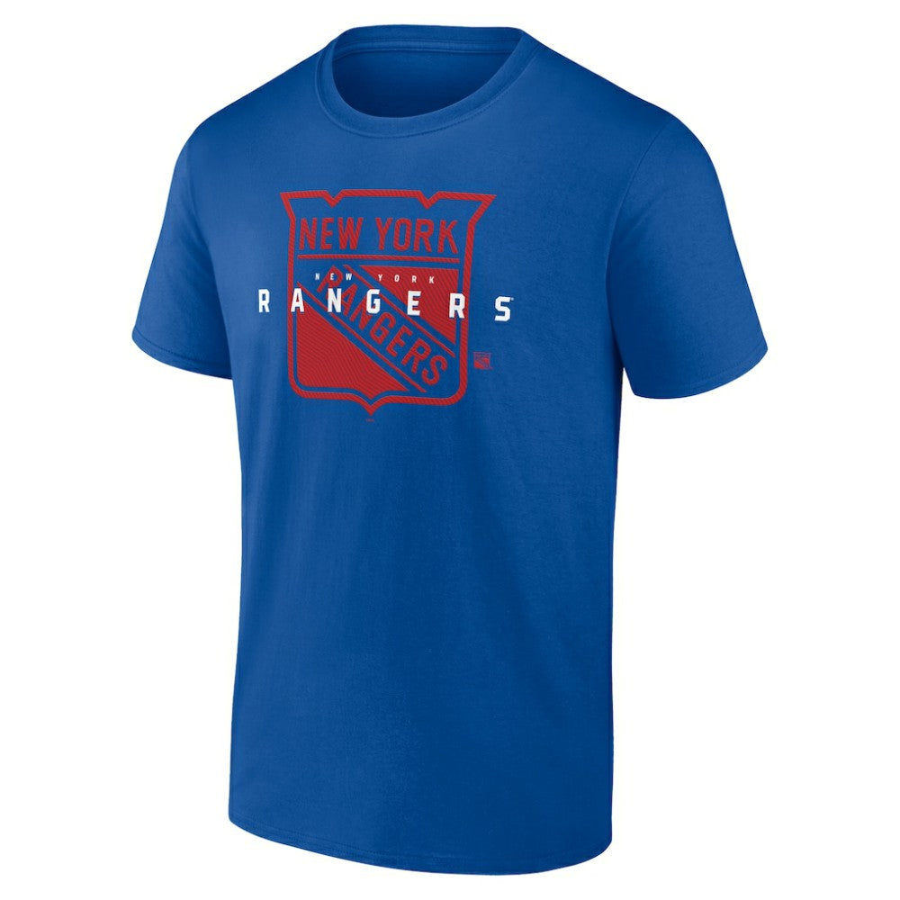 New York Rangers Logo Athletic Coordinate T-Shirt - Blue - NHL 201194633
