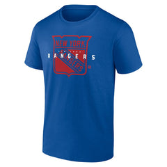 New York Rangers Logo Athletic Coordinate T-Shirt - Blue - NHL 201194633