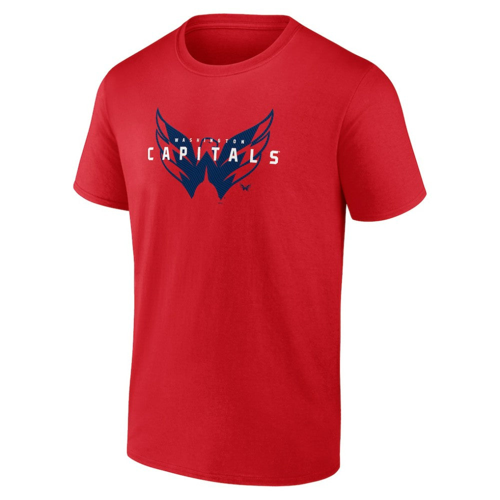 Washington Capitals Logo Athletic Coordinate T-Shirt - Red - NHL 201194644