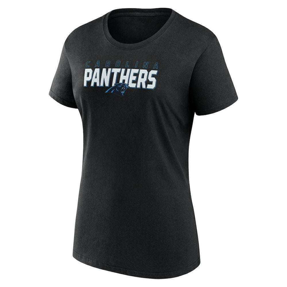 Carolina Panthers Logo Athletic Women's Lean T-Shirt Black