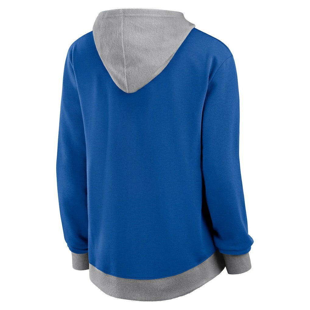Indianapolis Colts Logo Athletic Women's Hit It French Terry Full-Zip Hoodie Royal
