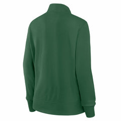 New York Jets Logo Athletic Women's Velocity Quarter-Zip Jacket Green