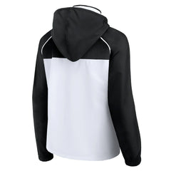 Fanatics Pittsburgh Steelers Women's Full-Zip Anorak Hoodie Jacket White