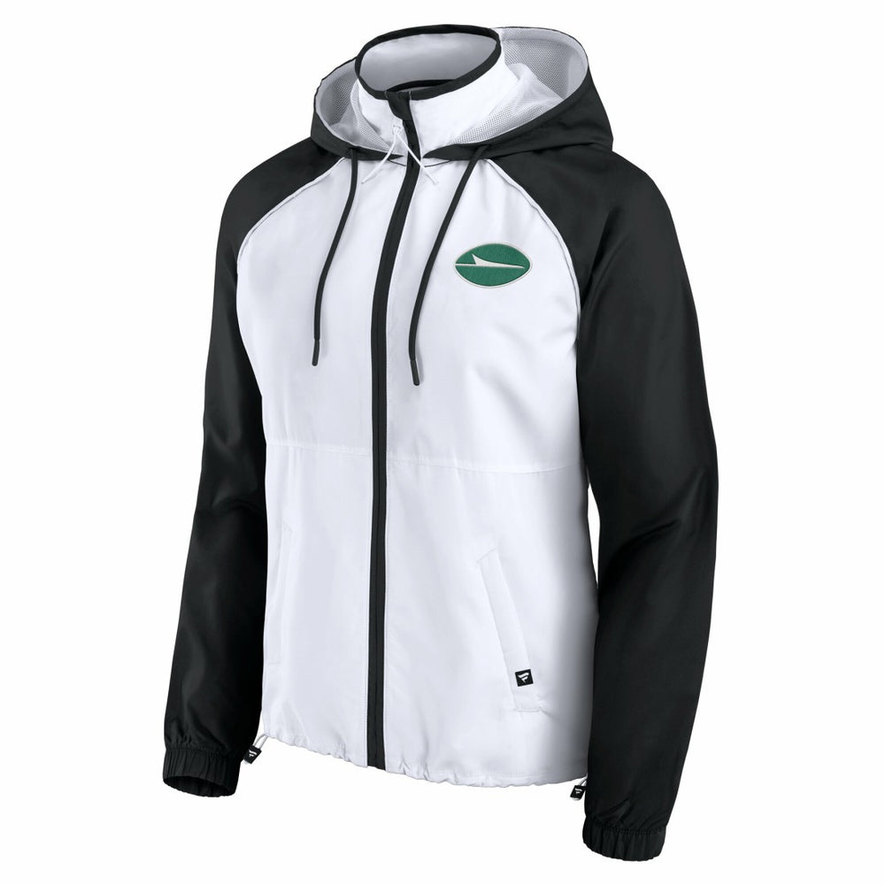 Fanatics New York Jets Women's Full-Zip Anorak Hoodie Jacket White