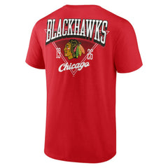 Chicago Blackhawks Logo Athletic Never Over T-Shirt - Red - NHL 201195124