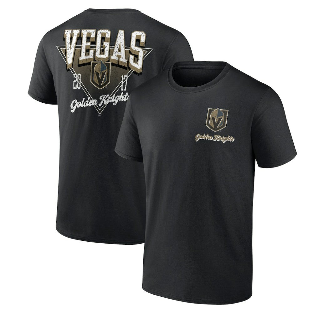 Vegas Golden Knights Logo Athletic Never Over T-Shirt - Black - NHL 201195146