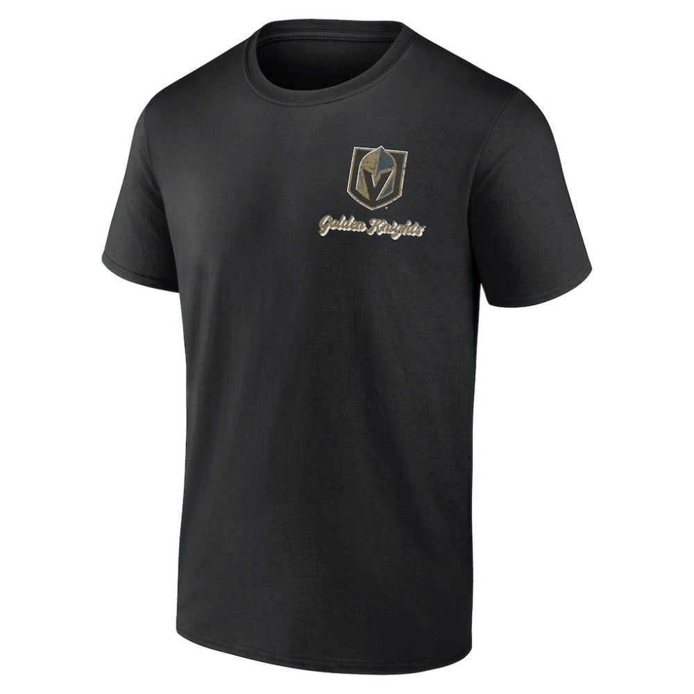 Vegas Golden Knights Logo Athletic Never Over T-Shirt - Black - NHL 201195146