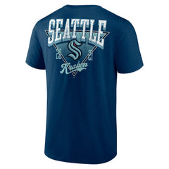 Seattle Kraken Logo Athletic Never Over T-Shirt - Navy - NHL 201195147