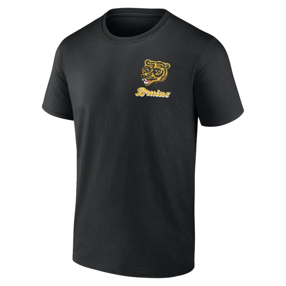 Boston Bruins Logo Athletic Never Over T-Shirt - Black - NHL 201195155