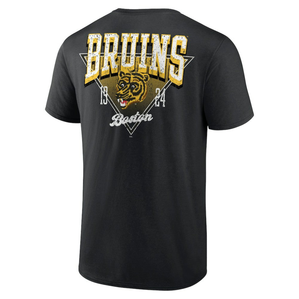 Boston Bruins Logo Athletic Never Over T-Shirt - Black - NHL 201195155