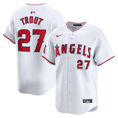 Mike Trout Los Angeles Angels Nike Youth Home Limited Player Jersey - White - Nike Online