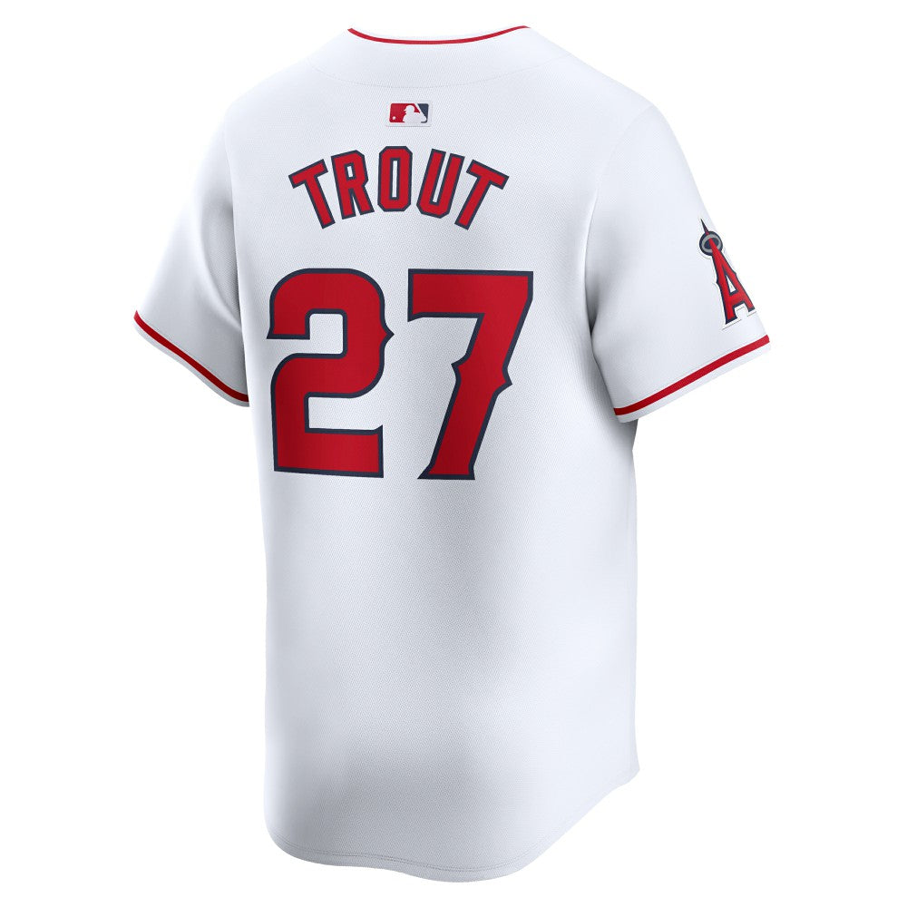 Mike Trout Los Angeles Angels Nike Youth Home Limited Player Jersey - White - Nike Online