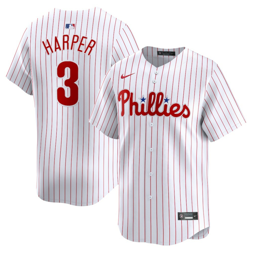 Bryce Harper Philadelphia Phillies Nike Youth Home Limited Player Jersey - White - Nike Online