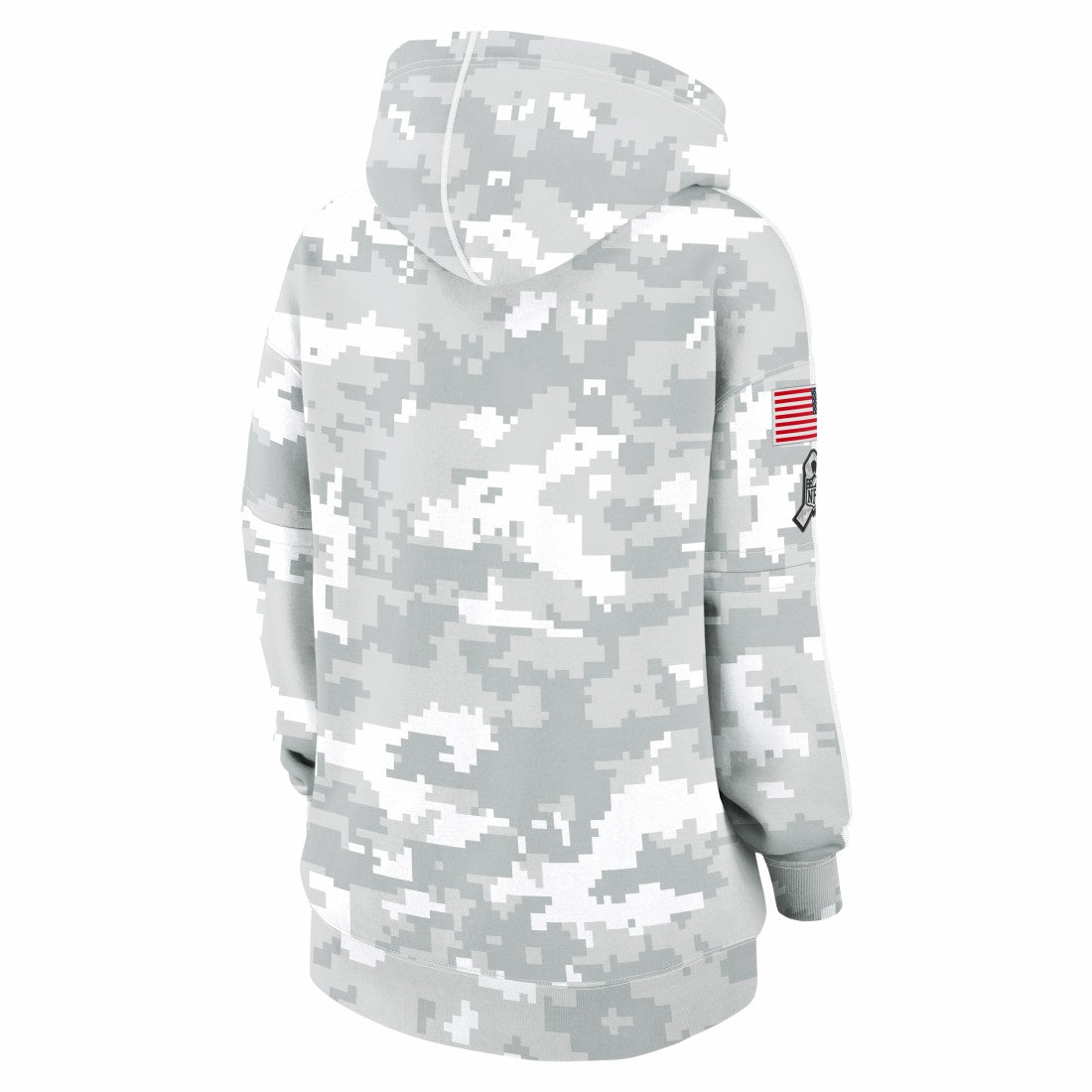Nike Tennessee Titans Women's 2024 Salute To Service Club Fleece Oversized Pullover Hoodie Arctic Camo