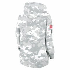 Nike Tennessee Titans Women's 2024 Salute To Service Club Fleece Oversized Pullover Hoodie Arctic Camo