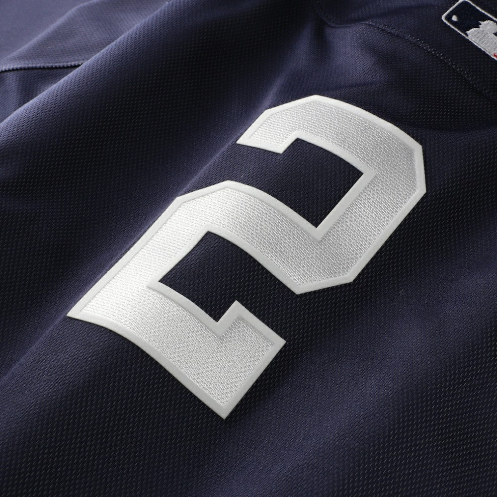 Derek Jeter New York Yankees Mitchell & Ness Authentic Batting Practice Jersey - Navy - Mitchell & Ness Online