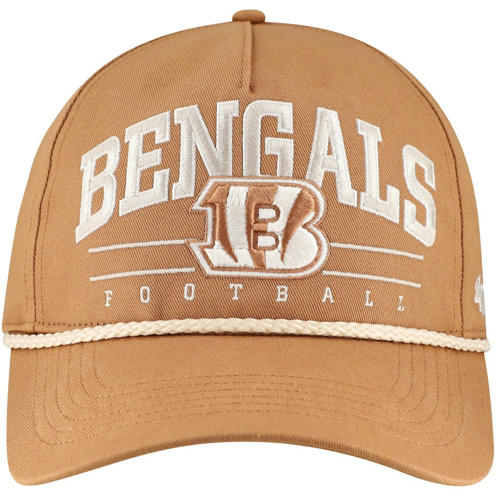 47 brand Cincinnati Bengals '47 Roscoe Rope Hitch Adjustable Hat Tan